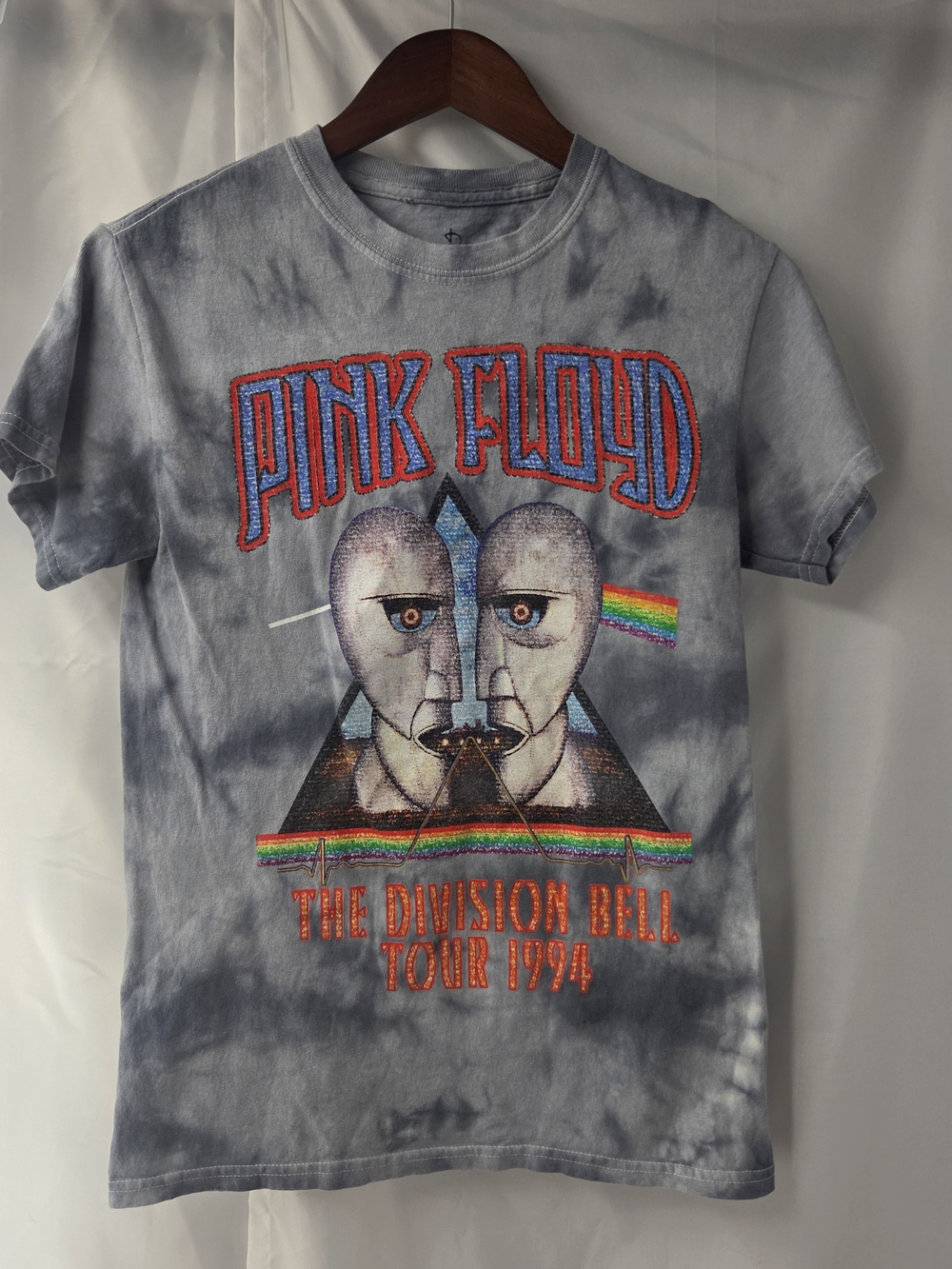 Pink Floyd The Division Bell Tour 1994 Tie Dye Graphic Tee T-Shirt Vintage Vibe